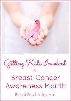 
                        
                            Ideas from around the blogosphere for talking about breast cancer with kids and getting kids involved in Breast Cancer Awareness Month
                        
                    