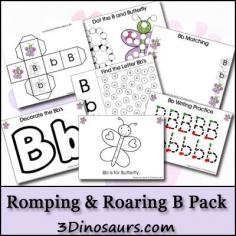 Free Romping & Roaring B Pack - 3Dinosaurs