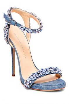 
                        
                            ♔ Ermanno Scervino - Women's Accessories - 2014 Spring-Summer ♥        Denim shoes
                        
                    