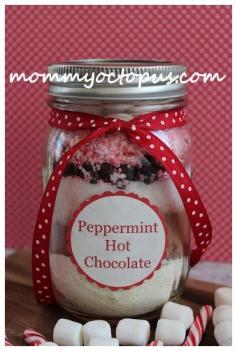 
                        
                            Peppermint Hot Chocolate- Best idea for gifts and best hot chocolate I've had in a long time!
                        
                    