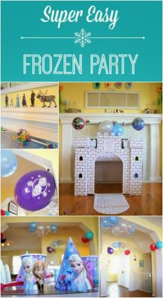 
                        
                            Easy Frozen Party (on a Budget): ideas for decorations, activities, and food!
                        
                    