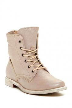 Manas Metallic Lace-Up Boot