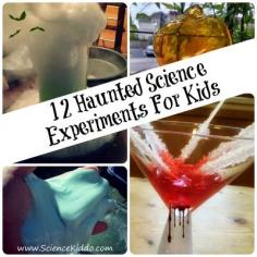 
                        
                            12 Haunted Science Experiments For Kids - TheHomeschoolScie... @The Homeschool Scientist
                        
                    