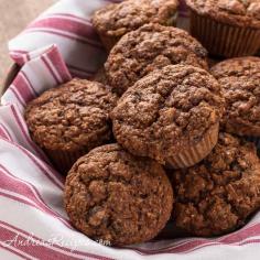 
                        
                            Apple Butter Muffins, made with healthy whole grains and flavored with homemade apple butter, cinnamon, and molasses. Delicious for an autumn breakfast or brunch!
                        
                    