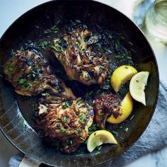 Roasted Maitake Mushrooms with Seaweed Butter