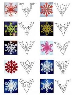 paper snowflakes designs