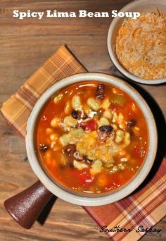 Spicy Lima Bean Soup