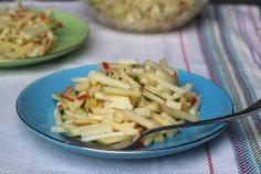 Apple, Manchego and Chive Salad on Glori of Food