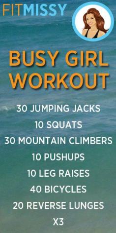 Another good little workout to fit in your routine. Easy Peasy.