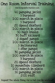 
                        
                            One room workout
                        
                    