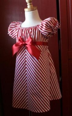 
                        
                            Christmas Dress, candy cane, girls peasant dress, Girls Dress, Peasant Dress, red, white - 12 ms, 18 ms, 2t, 3t, 4t, 5, 6, 7/8 by VariniaRose on Etsy
                        
                    