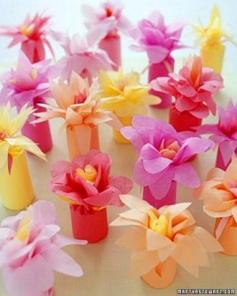See the "Flower-Wrapped Favors" in our Kids' Party Favors gallery