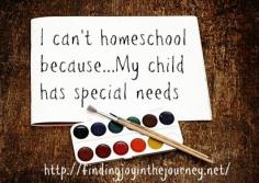 
                        
                            Think you can't homeschool because your child has special needs? One blogger shares 5 reasons why you can homeschool your special needs child! Don't miss #2!
                        
                    