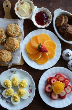 Savory Cheddar-Dill Scones Recipe for #Brunch