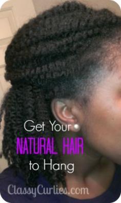 
                        
                            Natural Hair: How to Get Your Hair to Hang
                        
                    
