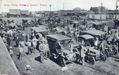 Model T Ford Forum: Old Photo Postcard - State Press Visiting Anson, Texas