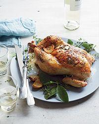 Lemon-Thyme Roast Chicken Recipe on Food & Wine