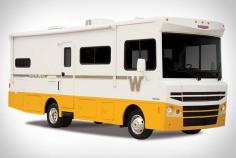 
                        
                            Based on classic motorhome designs of the '60s and '70s, the 2015 Winnebago Brave Motorhome is here to bring a shot of retro goodness to your next camping trip or vacation.
                        
                    