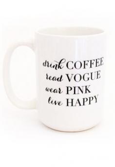 
                    
                        Drink coffee, read Vogue, wear pink & live happy!
                    
                