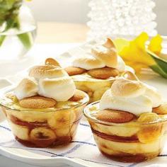 
                    
                        This dressed-up banana pudding features bananas caramelized in brown sugar, butter, and cinnamon.
                    
                