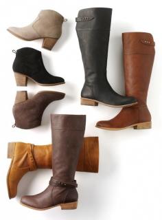 
                    
                        Serious fall eye candy — too hard to pick a favorite? Lands' End Blakely Boot and Harris Suede Boot
                    
                