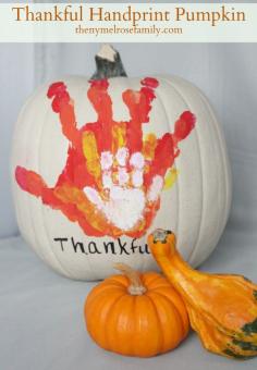 
                    
                        Thankful Handprint Pumpkin
                    
                
