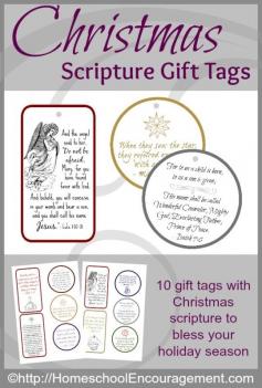 
                    
                        Gift tags with Bible verses to bless your friends and family
                    
                