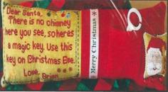 
                    
                        Santa's Magic Key is the title of this cross stitch pattern from Needle Bling Designs.
                    
                