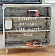 Dumpster Found Bookshelf Gets Chippy the easy way with 100% Natural CeCe Caldwell's Paints and a surprising find when layering my favorite paints!   REDOUXINTERIORS.COM FACEBOOK: REDOUX
