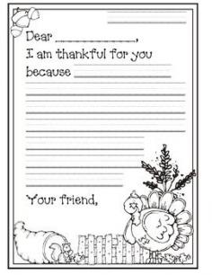 
                    
                        We are Thankful (Letter Writing)
                    
                