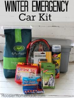 
                    
                        Winter Emergency Car Kit -- Get prepared now!
                    
                