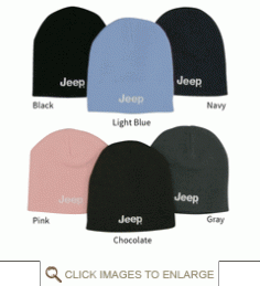 
                    
                        Jeep Beanie Knit Hat - Assorted Colors
                    
                