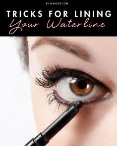 Tricks for Lining Your Waterline #makeup #beauty