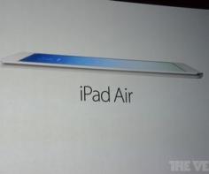
                    
                        Apple announces the iPad Air at California event. (via @Verge)
                    
                