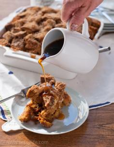 
                    
                        Gingerbread French Toast Casserole. Perfect meal to enjoy while decorating for Christmas | Betsylife.com
                    
                
