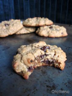 
                    
                        healthy peanut butter oatmeal chocolate chip cookies (no flour or butter!)
                    
                
