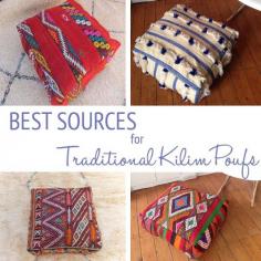 
                        
                            The Best Sources for Traditional Kilim Poufs
                        
                    