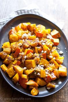 
                    
                        Awesome Thanksgiving Side Dish! Roasted Kabocha Squash with Balsamic and Feta. | Betsylife.com
                    
                