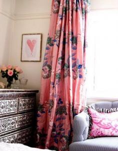 
                        
                            I love these curtains....and that dresser.
                        
                    