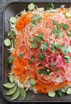 Tangled Thai Salad - raw, gluten free, vegan and delicious