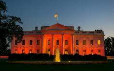 
                    
                        The White House goes pink in honor of Breast Cancer Awareness Month  Photo: The White house glows under a pink light on Thursday, Oct. 24 via Twitter's @dougmillsnyt  Read more from @The Associated Press: bigstory.ap.org/...
                    
                