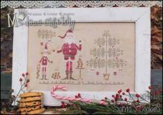 
                    
                        Santa's Cookies is the title of this cross stitch pattern from Madame Chantilly.
                    
                