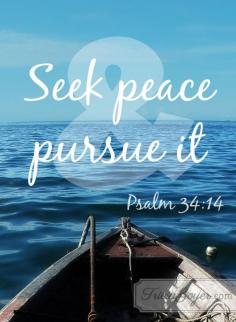 Heavenly Father, thank you for your Word and guidance. May your words be instilled upon my heart, so when temptation comes, I’ll turn to you. Help me to be a pursuer of you and not of my selfish desires.