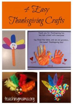 
                    
                        4 Easy Thanksgiving Crafts
                    
                