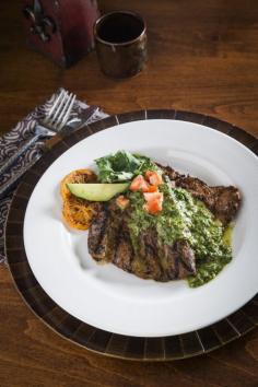 
                    
                        Flat Iron Steak with Chimichurri Sauce - a great way to enjoy steak!
                    
                