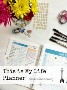 
                    
                        "This is My Life" Planner is the ULTIMATE planner for busy moms! @ AVirtuousWoman.org #getorganized
                    
                