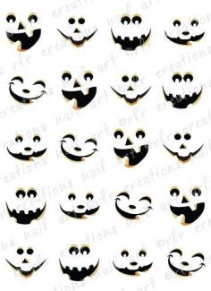 
                    
                        20 Halloween Nail Decals JACK O LANTERN FACES Choose Cute or Scary Water Slide Decals Pumpkin on Etsy, $2.25
                    
                