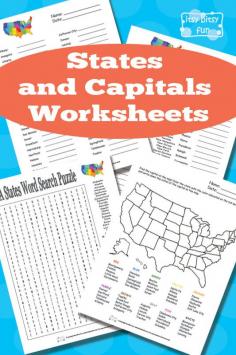 
                    
                        Free Printable States and Capitals Worksheets
                    
                