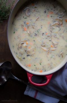 
                        
                            Mushroom and Wild Rice Soup | @Taste Love & Nourish | #soup #healthy #mushrooms
                        
                    