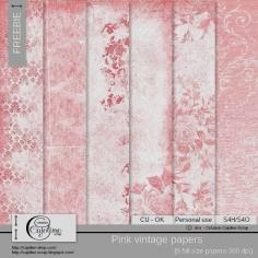 
                    
                        CAJOLINE-SCRAP: Freebie - Pink vintage papers CU
                    
                
